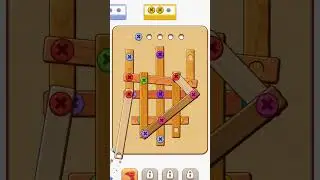 Colour Wood Screw 🪛🪛 #shorts #game
