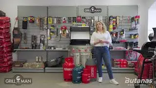 GRILLMAN ir BUTANAS - Dujų balionų keitimas