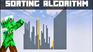 I Built A Sorting Algorithm in Minecraft Bedrock — Made Entirely with Commands!