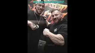 Denis Cyplenkov and Ramon Dino both have big forearms🦾 #deniscyplenkov #ramondino #armwrestling