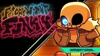 FNF Vs Indie Cross : SanSational (Sans Fight) - (2/3) - Gameplay Indonesia