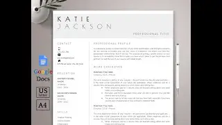 Resume Template examples
