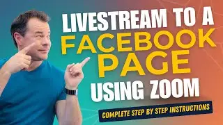 Livestream To A Facebook Page Using Zoom - Step By Step