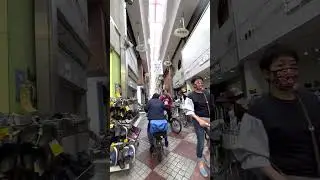 Cheap Market in Japan. Marker like in Anime #1.. Osaka. Japanese market