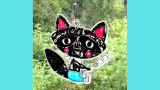 How To Paint Suncatchers Part 3 - Camper Raccoon