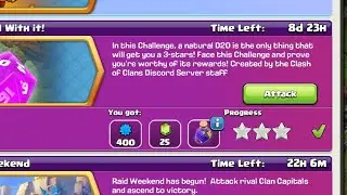 Easily 3 Star Just Roll With It Challenge (Clash of Clans) attack in 2024 coc