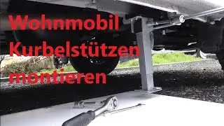 Wohnmobil Fiat Carado T447 Kurbelstüten vorne montieren