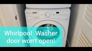 Whirlpool washer door won't open!