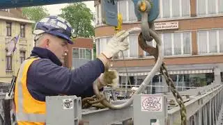 Verplaatsen Bailybrug Halle