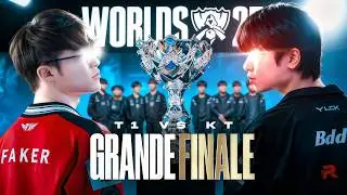 T1 vs KT🔥LA FINALE LA PLUS HISTORIQUE DE L' ESPORT ! (3x WIN WORLDS DE SUITE?)