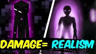 Minecraft But If I Take Damage It Get More Realistic