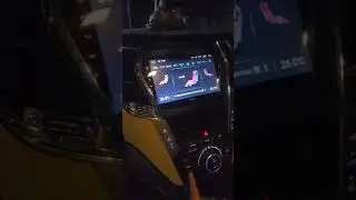 Test AC control mornitor Santafe IX45 installed Ownice C500+