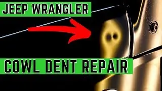 Jeep Cowl Dent Repair. How To Properly Remove Dent On Cowl Of Your Jeep