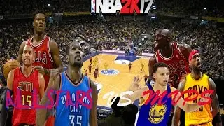 NBA ALLSTARS VS NBA MVP WINNERS!!!!! - NBA 2K17 MYLEAGUE