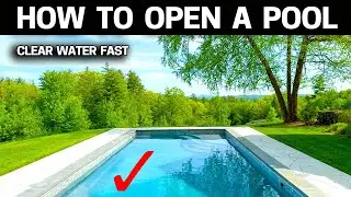 Tips for Opening a new Pool the First Time & Testing a Cleaning Robot