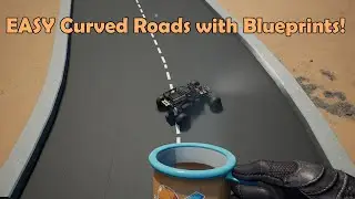 EASY Curved Roads with Blueprints in Satisfactory