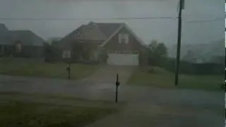 Tornado Warning in Mississippi: Severe Weather, Intense Lightning and Thunder