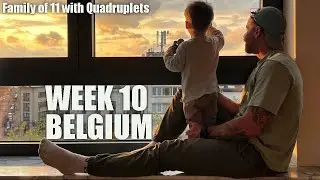 48 HOURS IN BELGIUM WITH 9 KIDS?! | BELGIAN WAFFLES & BELGIAN CHOCOLATE | WEEK 10: BELGIUM