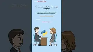 Installation of Python package using PIP | Python interview question | 
