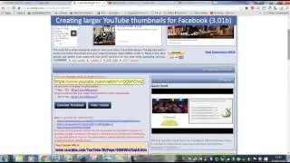 how to make your you tube video bigger on facebook