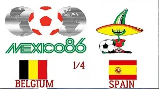 MEXICO1986 1/4 BELGIUM#SPAIN