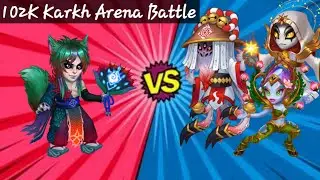 Arena Battle  How to smash Karkh without Andvari !|@Herowarsmobile2022 |