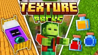 TOP 5 Best Texture Packs for Minecraft Bedrock Edition | Minecraft Bedrock 1.21+
