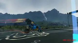 The Cyberpunk bike in Death stranding