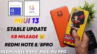 MIUI 13 Kb Milega ft. REDMI NOTE 8/8 PRO/9 Pro/Max & Poco M2 Pro Full Information.... END Of Oct?