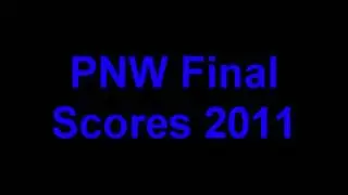 PNW Final Scores 2011