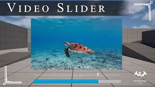 Unreal Engine 5 -  How to create a video player with a scroller/slider