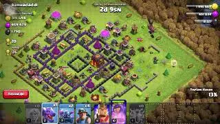 One attack in clash of clans, 76 percent success