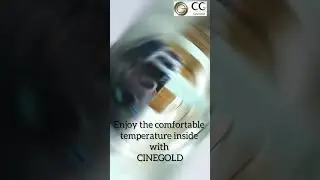 Enjoy the comfortable temperature inside with CINEGOLD COOLER.