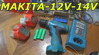 ПЕРЕДЕЛКА АККУМУЛЯТОРА МАКИТА Makita 12v--14v Вольт на *Li Ion-18650* своими руками