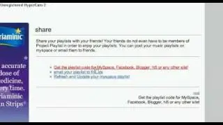 How to make a myspace music playlist
