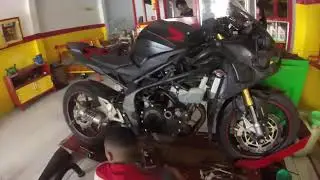Ganti knalpot Honda CBR250rr rockvan underbelly #8