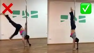 Уроки пол дэнс видео (средний уровень). Стойка на одной руке.