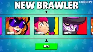 😍 CHESTER LUCKY WHEEL REWARDS! 🎁 Box Opening - Brawl Stars (concept)