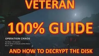 CoD CW: OPERATION CHAOS - 100% Guide Veteran Difficulty AND HOW TO DECRYPT FLOPPY DISK