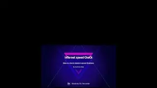 How to see realtime internet Speed.