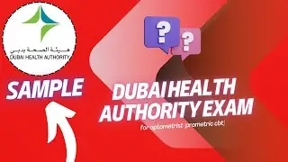 Dubai Health Authority Exam for Optometrist (Prometric CBT) | Sample
