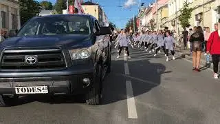 Парад на День города Калуга, школа ТОДЕС Калуга, 29 августа 2020