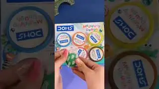 Doms Modelling Dough || Modelling Dough with 6 shades #diy #shorts
