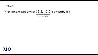 Division Remainder | Junior Math Olympiad | Algebra