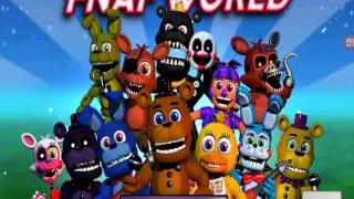 Показиваю свою команду в FNaF WORLD и как получить кошмарную марионетку и хеллоуинскую чику!!!