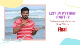 List Methods in Python Final | Python for beginners | Python in Tamil | @kalaistechiview4611