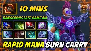 RAPID MANA BURN Anti Mage Max 8Slotted Item Build 100% Become The Most Dangerous Late Game Carry