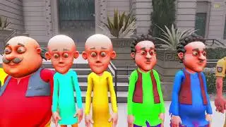 Motu Patlu Playing Hide And Seek With Pink Chingam Sir In Gta 5