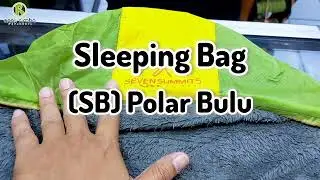 SLEEPING BAG (SB) POLAR BULU ANAK RIMBA ADVENTURE. HANGAT DAN NYAMAN