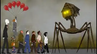 House Head vs Jason Voorhees, Michael, Freddy, Chucky, SLENDER MAN, IT Pennywise, Leatherface [Dc2]